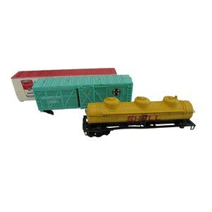 3 HO Scale Rail Cars Life Like Box Tanker 33082 Freight Bachmann Campbells Soup